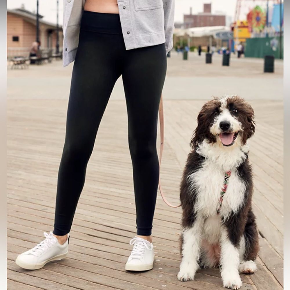 aerie MP 26” Black Cotton Active Lounge Leggings